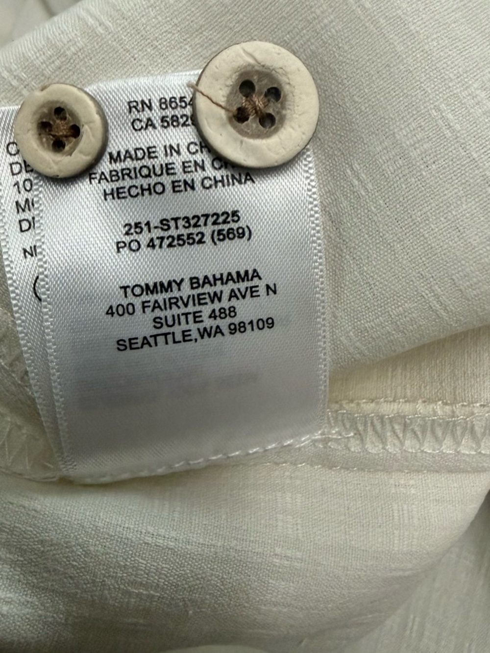Tommy Bahama Viva Paradiso 100% Silk Camp Shirt size XXL Embroidered - Picture 7 of 7
